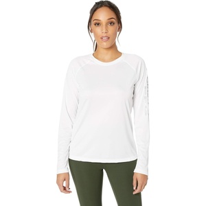image:imageColumbia Womens Tidal Tee II Long Sleeve HoodieWhite  Cool Grey Logo