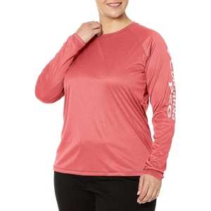 image:imageColumbia Womens Tidal Tee II Long Sleeve HoodieWinter Green HeatherWhite Logo