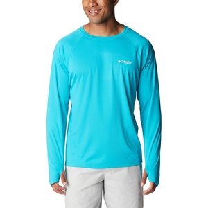 image:imageColumbia mens Pfg Zero Rules Long Sleeve ShirtOcean Teal
