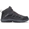 image:imageColumbia Mens Crestwood Mid Waterproof Hiking BootsDark GreyDeep Rust