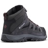 image:imageColumbia Mens Crestwood Mid Waterproof Hiking BootsDark GreyDeep Rust