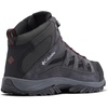 image:imageColumbia Mens Crestwood Mid Waterproof Hiking BootsDark GreyDeep Rust