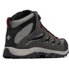 image:imageColumbia Mens Crestwood Mid Waterproof Hiking BootsDark GreyMountain Red