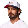 image:imageColumbia PFG Elite 3D Stretch SnapbackWhiteColl NavyFish Flag
