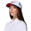image:imageColumbia PFG Elite 3D Stretch SnapbackWhiteColl NavyFish Flag
