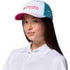 image:imageColumbia PFG Logo Mesh Ball CapWhiteOcean TealGuava Pink