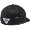 image:imageColumbia Unisex Adult PFG Leather Fish Flag Mesh Ball CapBlackBlack