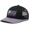image:imageColumbia Unisex Adult PFG Logo Mesh Ball CapBlack  Granite Purple