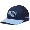 image:imageColumbia Unisex Adult PFG Logo Mesh Ball CapColl NavyAgate BlueMid Atlantic Flag