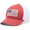 image:imageColumbia Unisex Adult PFG Logo Mesh Ball CapDusty CrimsonWhiteNocturnal