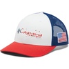 image:imageColumbia Unisex Adult PFG Logo Mesh Ball CapRed Spark  Us Flag