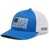 image:imageColumbia Unisex Adult PFG Logo Mesh Ball CapVivid BlueWhiteUS Fish Flag