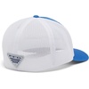 image:imageColumbia Unisex Adult PFG Logo Mesh Ball CapVivid BlueWhiteUS Fish Flag