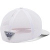 image:imageColumbia Unisex Adult PFG Logo Mesh Ball CapWhite  Vivid Blue  Usa Flag