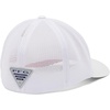 image:imageColumbia Unisex Adult PFG Logo Mesh Ball CapWhite  Vivid Blue  Usa Flag