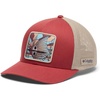 image:imageColumbia Unisex Adult PFG Patch Mesh Ball CapDusty CrimsonFossilRedfish Shine