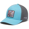 image:imageColumbia Unisex Adult PFG Patch Mesh Ball CapVintage BlueRedfish Shine