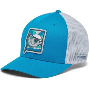 image:imageColumbia Kids Mens Junior Mesh Ballcap YouthBlue EchoCool GreySunset Fish