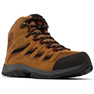 image:imageColumbia Mens Crestwood Mid Waterproof Hiking BootsCamel BrownMountain Red