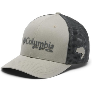 image:imageColumbia PFG Logo Mesh Ball CapGrey GreenGrillBass