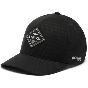 image:imageColumbia Unisex Adult PFG Island Angler Stretch Fit Ball CapBlackPfg Diamond Bit Trout