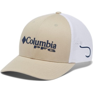 image:imageColumbia Unisex Adult PFG Logo Mesh Ball CapAncient FossilCarbon