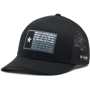 image:imageColumbia Unisex Adult PFG Logo Mesh Ball CapBlackBlackTexas Fish
