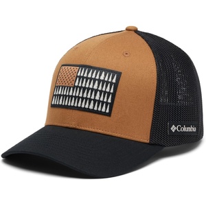 image:imageColumbia Unisex Adult PFG Logo Mesh Ball CapCamel BrownBlack