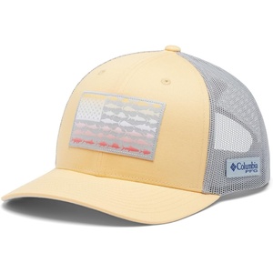 image:imageColumbia Unisex Adult PFG Logo Mesh Ball CapCocoa Butter  Cool Grey