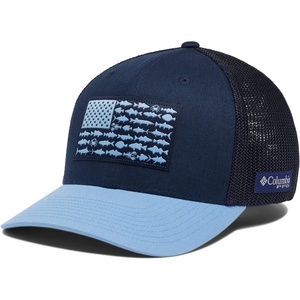 image:imageColumbia Unisex Adult PFG Logo Mesh Ball CapColl NavyAgate BlueMid Atlantic Flag