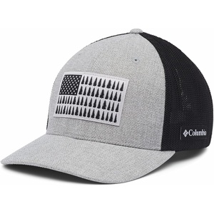 image:imageColumbia Unisex Adult PFG Logo Mesh Ball CapColumbia Grey HeatherBlack