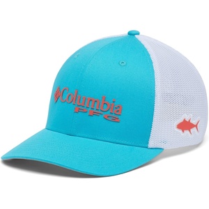 image:imageColumbia Unisex Adult PFG Logo Mesh Ball CapOcean TealCorange