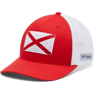 image:imageColumbia Unisex Adult PFG Logo Mesh Ball CapRed SparkAlabama Flag