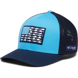 image:imageColumbia Unisex Adult PFG Logo Mesh Ball CapRiptideCollegiate NavyOffshore Slam Flag