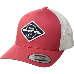 image:imageColumbia Unisex Adult PFG Logo Mesh Ball CapSunset RedDiamond Patch