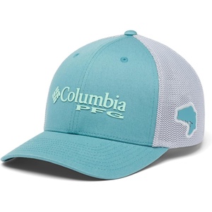 image:imageColumbia Unisex Adult PFG Logo Mesh Ball CapTranquil TealCool Grey
