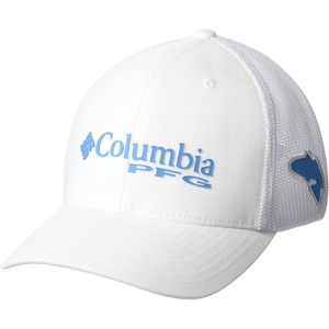 image:imageColumbia Unisex Adult PFG Logo Mesh Ball CapWhiteRiptide