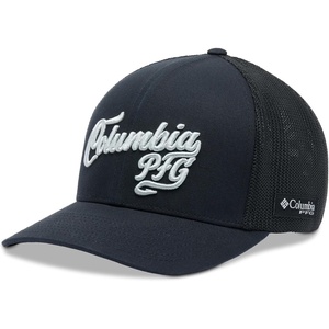 image:imageColumbia Unisex Adult PFG Patch Mesh Ball CapBlackScript Logo