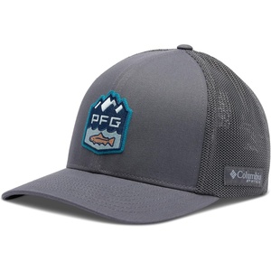 image:imageColumbia Unisex Adult PFG Patch Mesh Ball CapCity GreyFell Patch