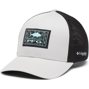 image:imageColumbia Unisex Adult PFG Patch Mesh Ball CapCool GreyBlackon the Line Tuna