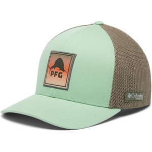 image:imageColumbia Unisex Adult PFG Patch Mesh Ball CapNew MintCypressSailfish