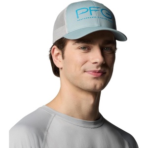 image:imageColumbia Unisex PFG Fish Flag Mesh Ball CapCrushed BlueCool Grey