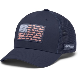 image:imageColumbia Unisex PFG Fish Flag Mesh Ball CapCrushed BlueNocturnalUs Fish Flag