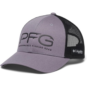 image:imageColumbia Unisex PFG Fish Flag Mesh Ball CapGrill HeatherBlack