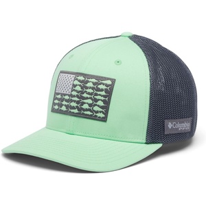 image:imageColumbia Unisex PFG Fish Flag Mesh Ball CapOcean MintCity GreyOffshore Slam Fla
