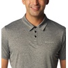 image:imageColumbia Mens Columbia Hike PoloHiking ShirtBlack Heather