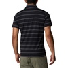 image:imageColumbia Mens Columbia Hike PoloHiking ShirtBlackShark Heather Stripe