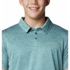 image:imageColumbia Mens Columbia Hike PoloHiking ShirtCloudburst Heather