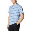 image:imageColumbia Mens Columbia Hike PoloHiking ShirtJet Stream Scattered Stripe