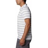 image:imageColumbia Mens Columbia Hike PoloHiking ShirtWhiteColumbia Grey Stripe